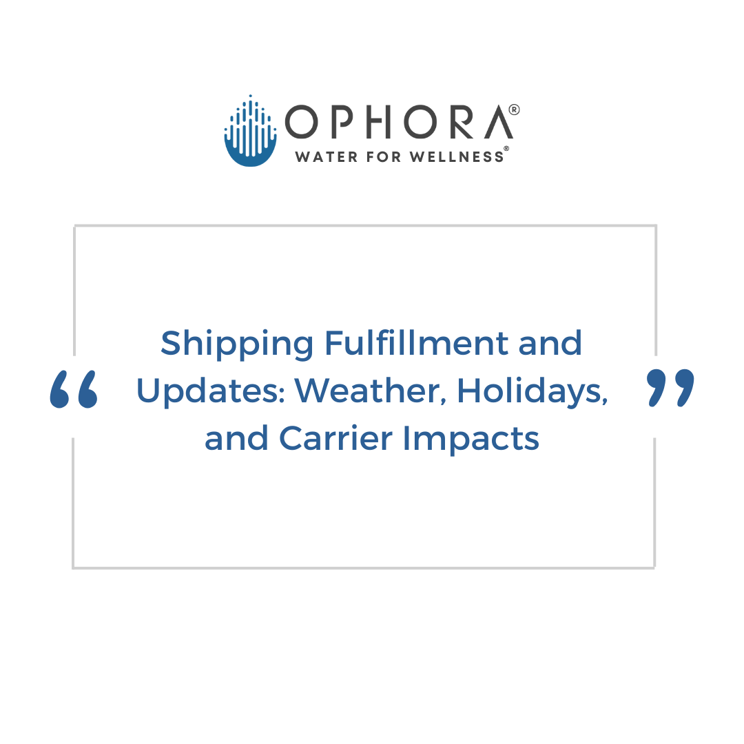 Shipping Fulfillment and Updates: Weather, Holidays, and Carrier Impacts