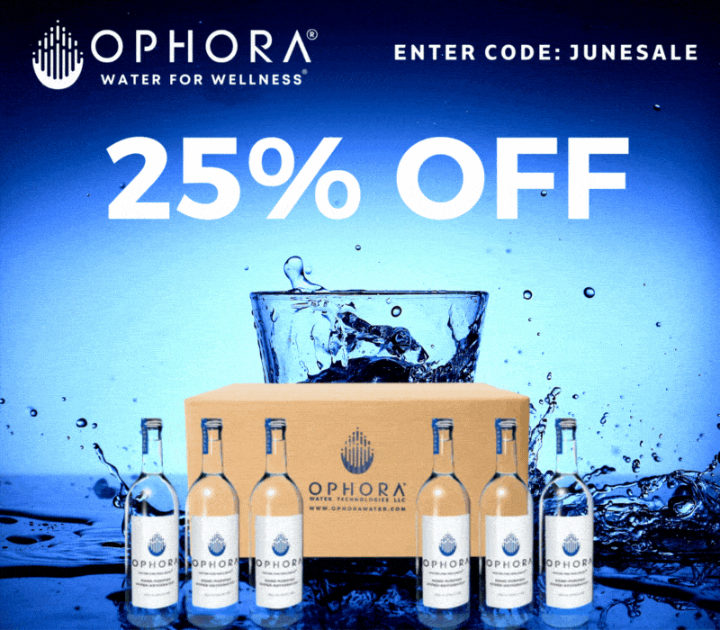 Hydrate and Save: 25% Off on Ophora Water’s June Summer Sale!